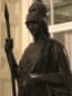 Statue of Athena at the Boston Athenaeum.